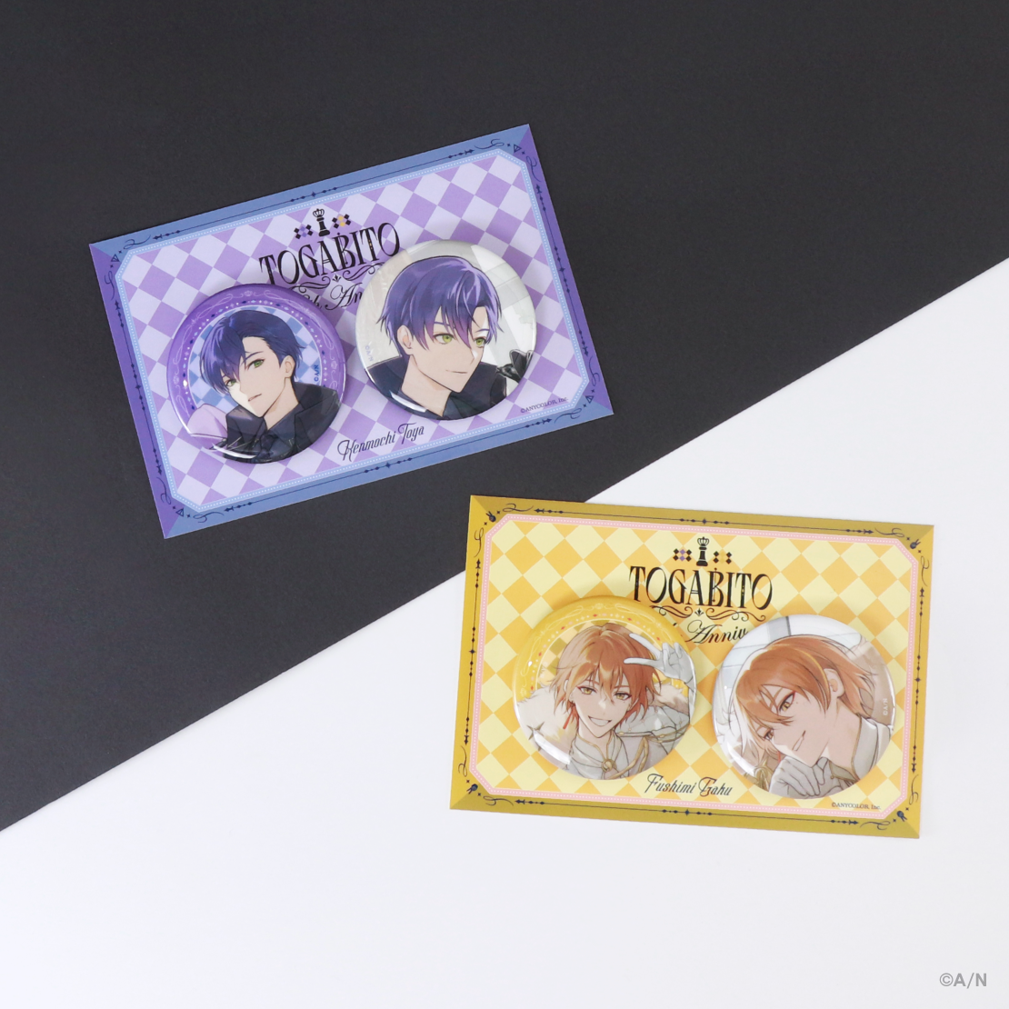 [Pre-order] Nijisanji 【TOGABITO 8th Anniv.】Badge Set