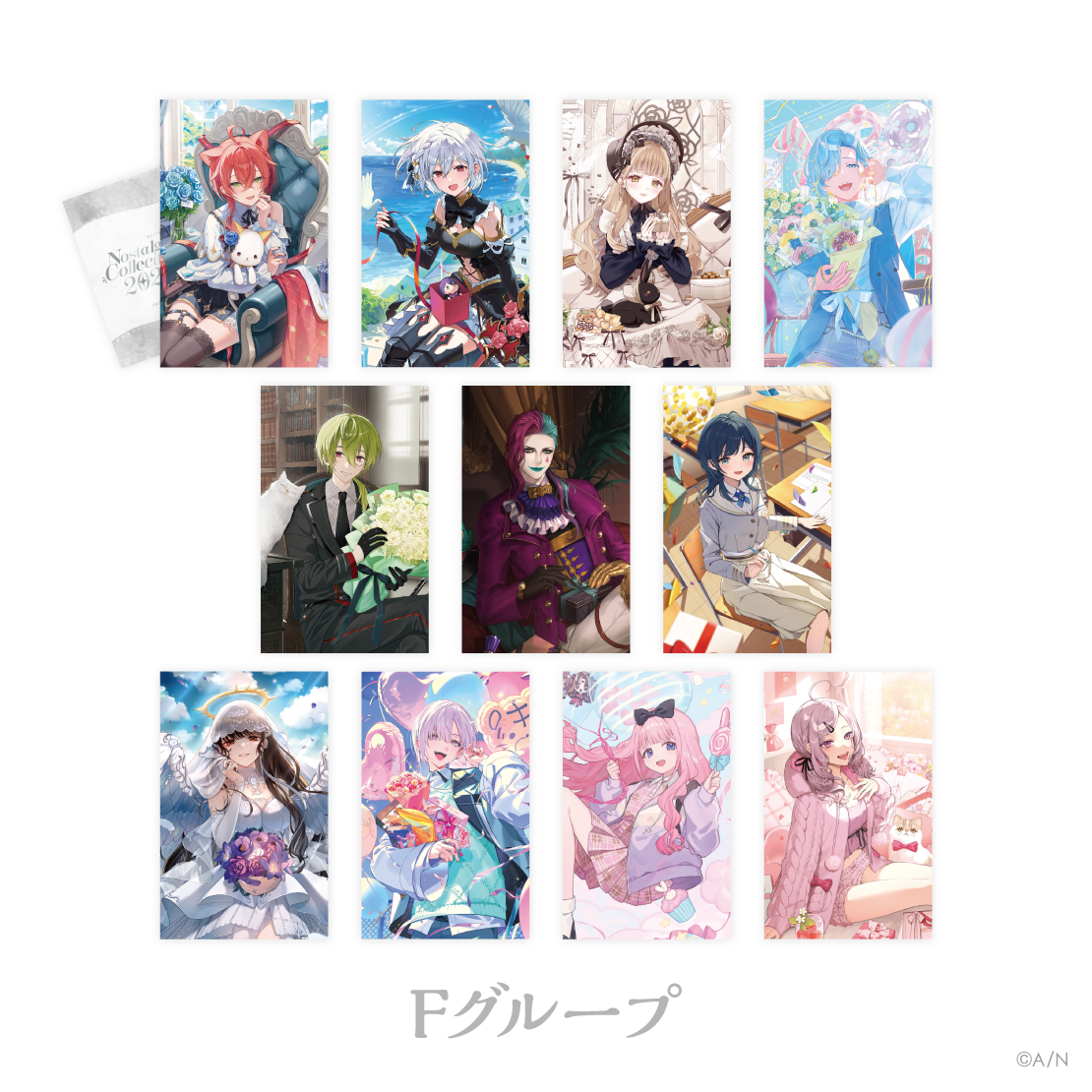 [預訂] Nijisanji 【にじさんじ ノスタルジアコレクション2026】ランダムコレクションカード Fグループ(隨機收藏卡 F組)  [NIJISANJI Official Store 6th Anniversary]