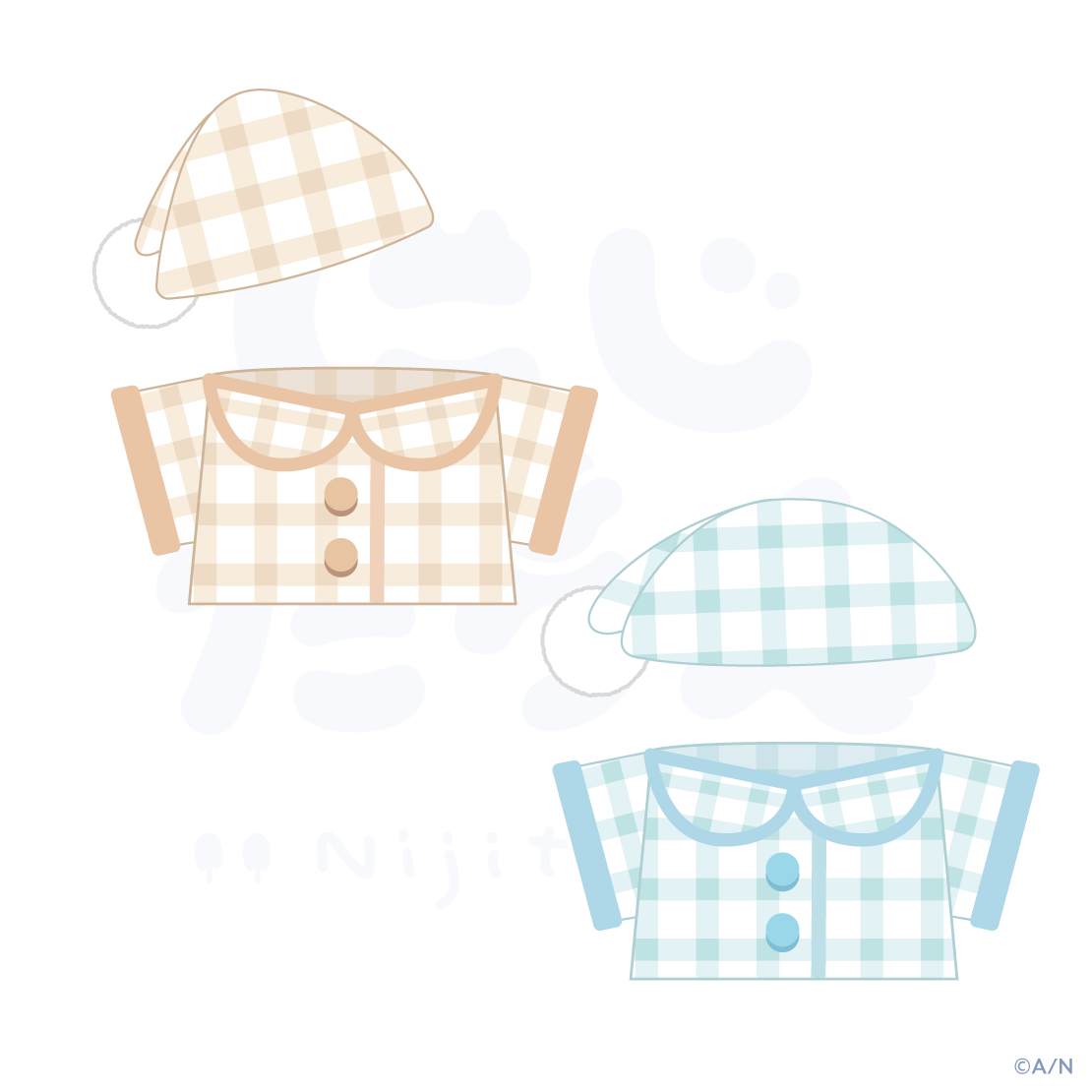 [Pre-order] Nijisanji 【にじたうんかすたむ おうちすたいる】ぱじゃまセット (Pajama set)