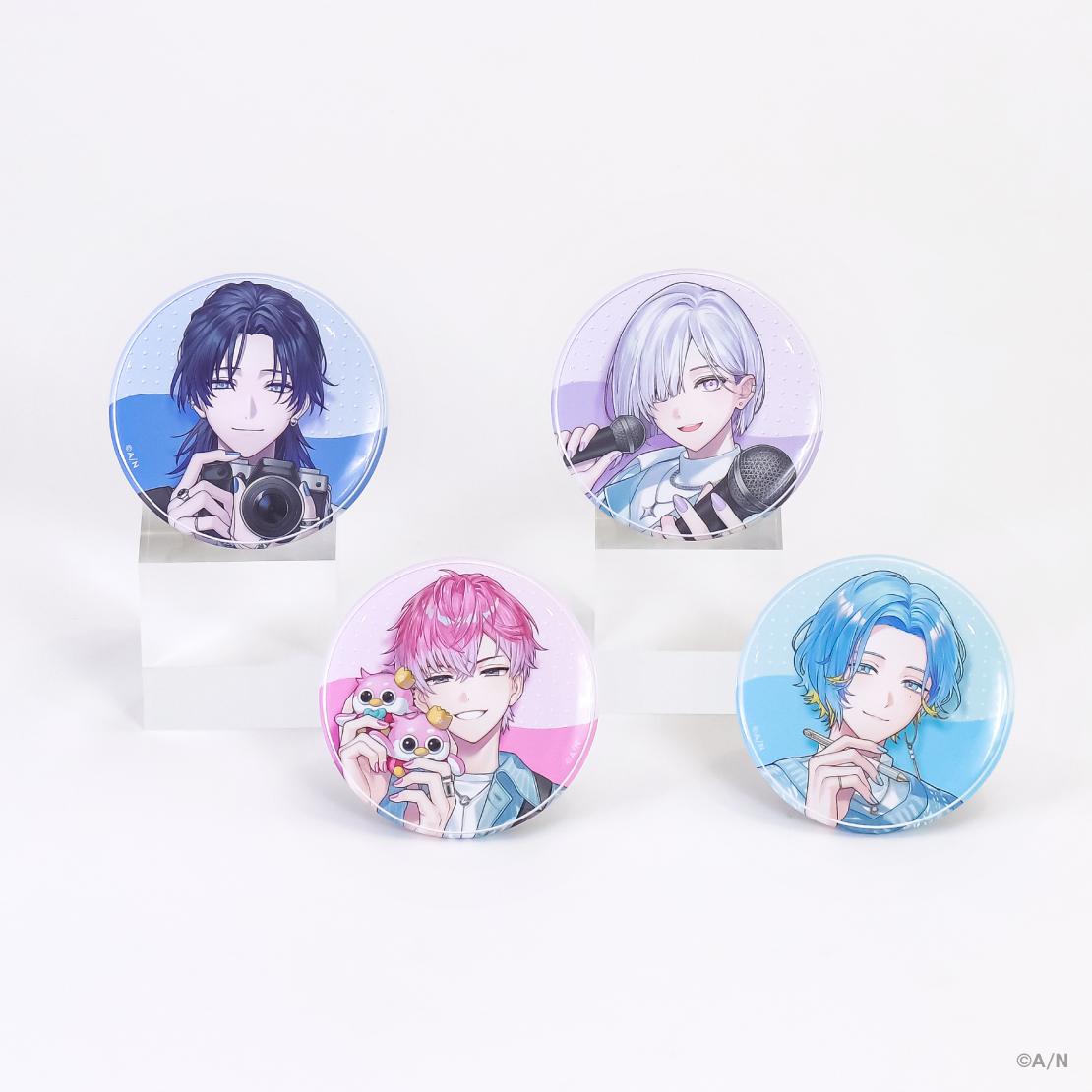 [Pre-order] Nijisanji 【にじネイル Fresh】Random Glitter Badge
