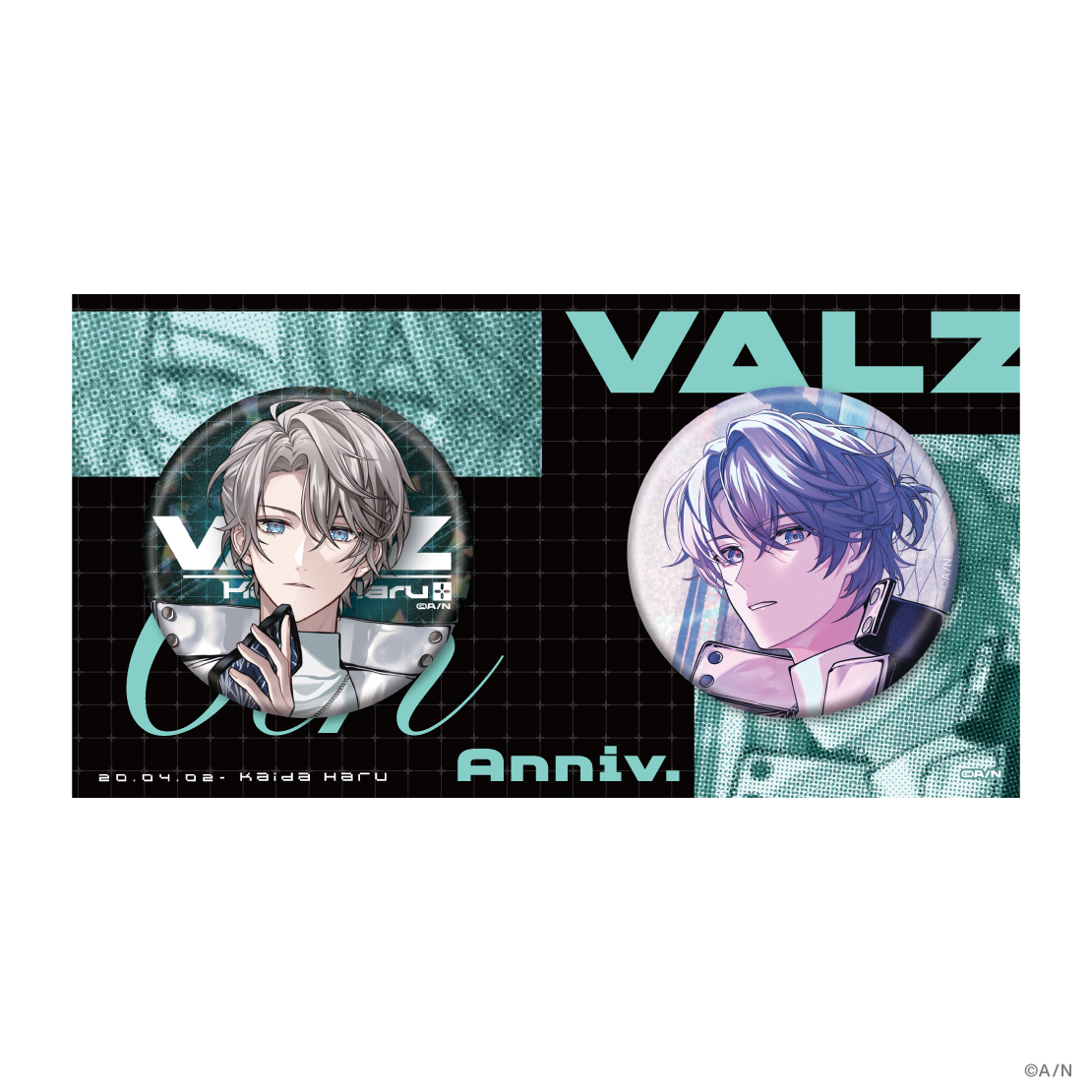 [預訂] Nijisanji 【VΔLZ 6th】缶バッジ セット(襟章set)