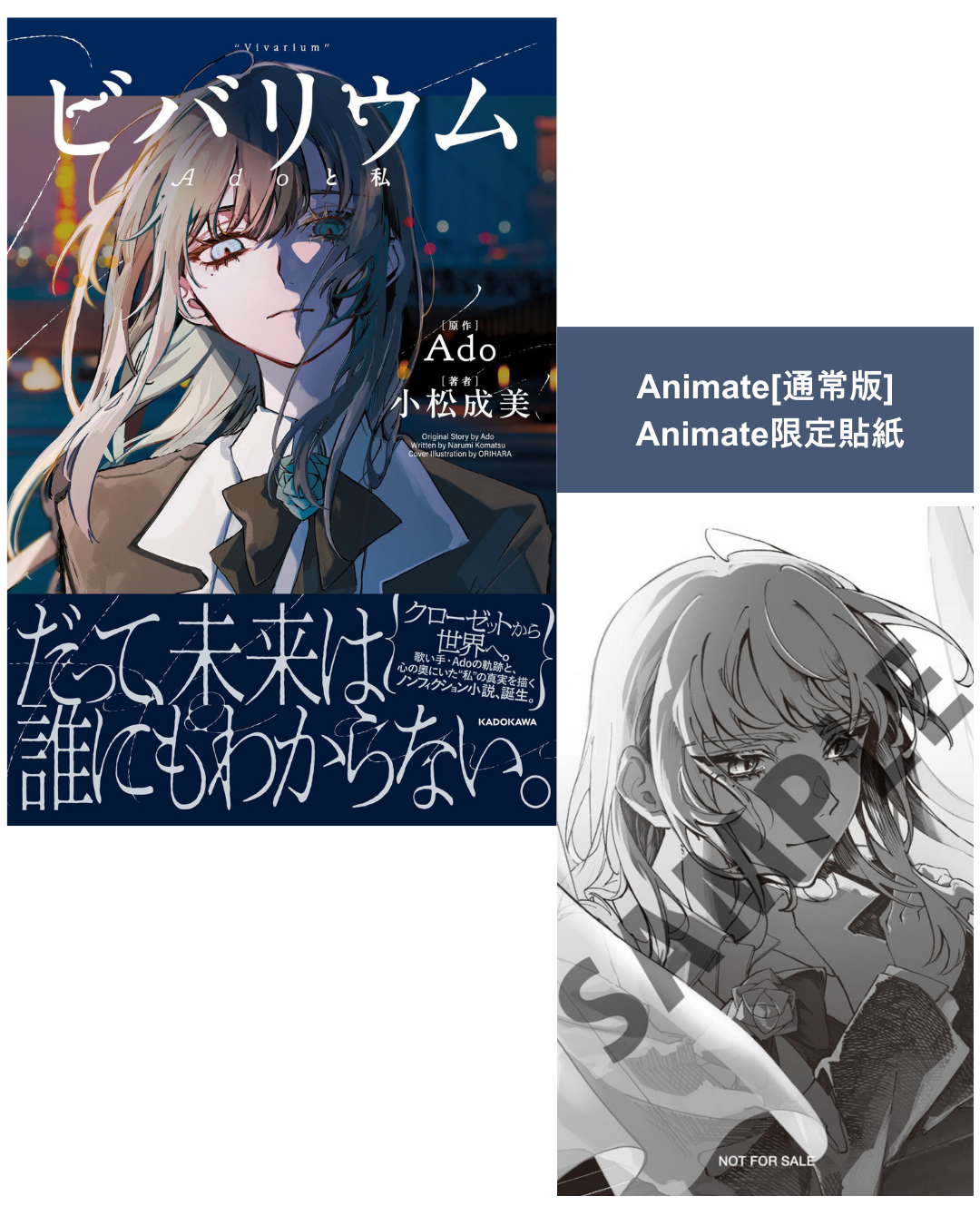 「預訂」Ado [日版/小說]『ビバリウム　Adoと私』