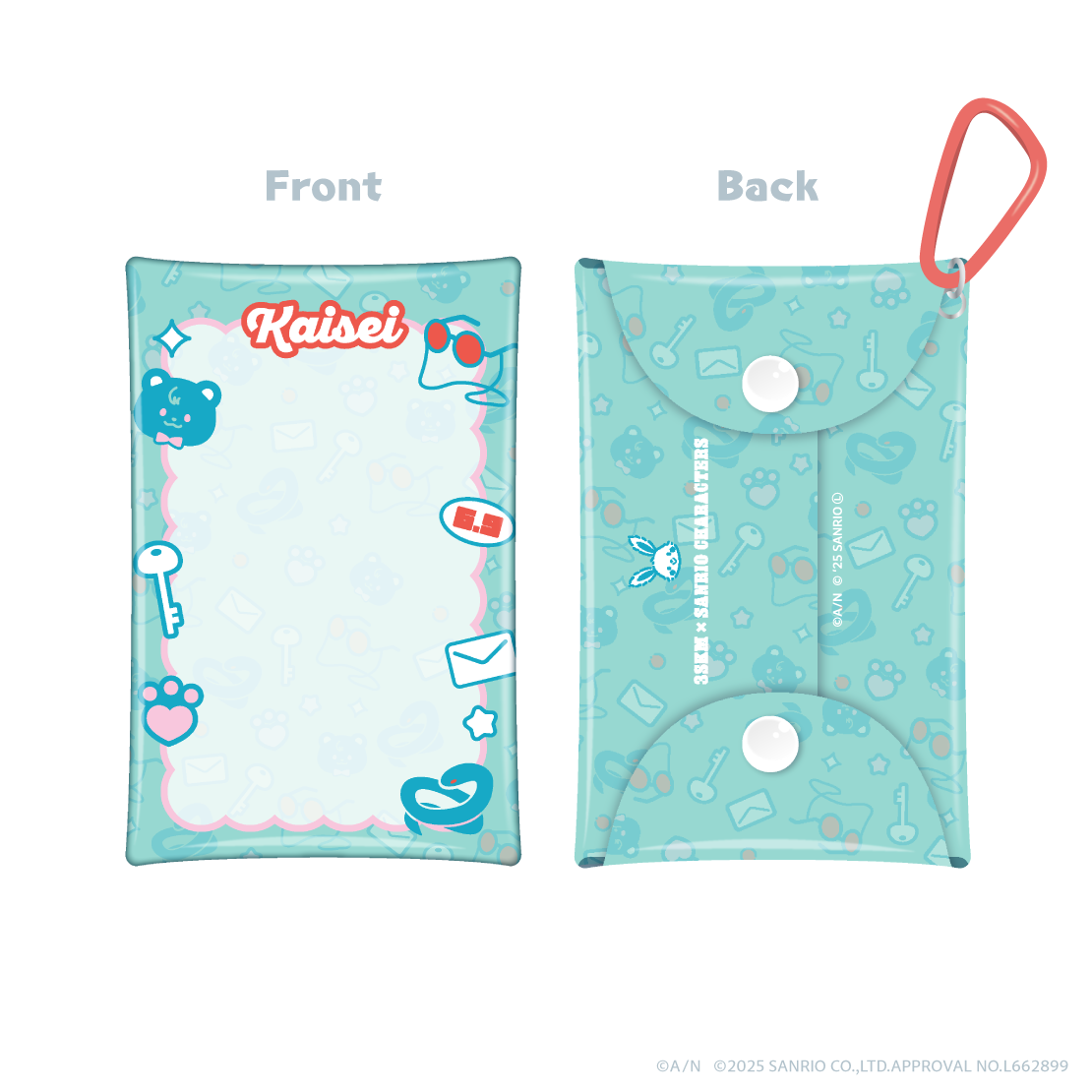[Pre-order] Nijisanji 【3SKM×サンリオキャラクターズ】Multipurpose Pouch