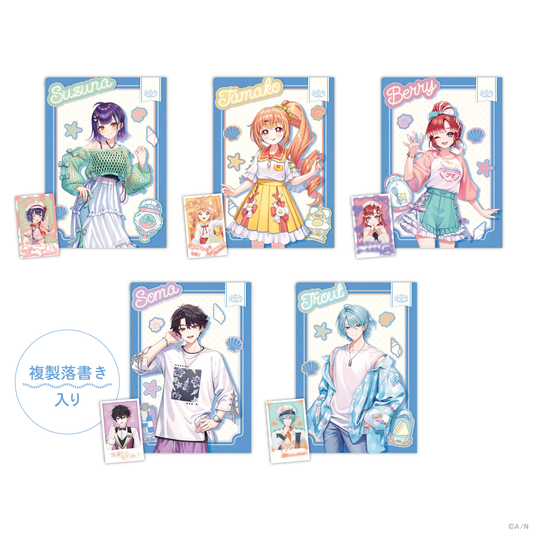 [預訂] Nijisanji 【Speciale 2nd】クリアファイル&カードセット(A4file &卡片套装)