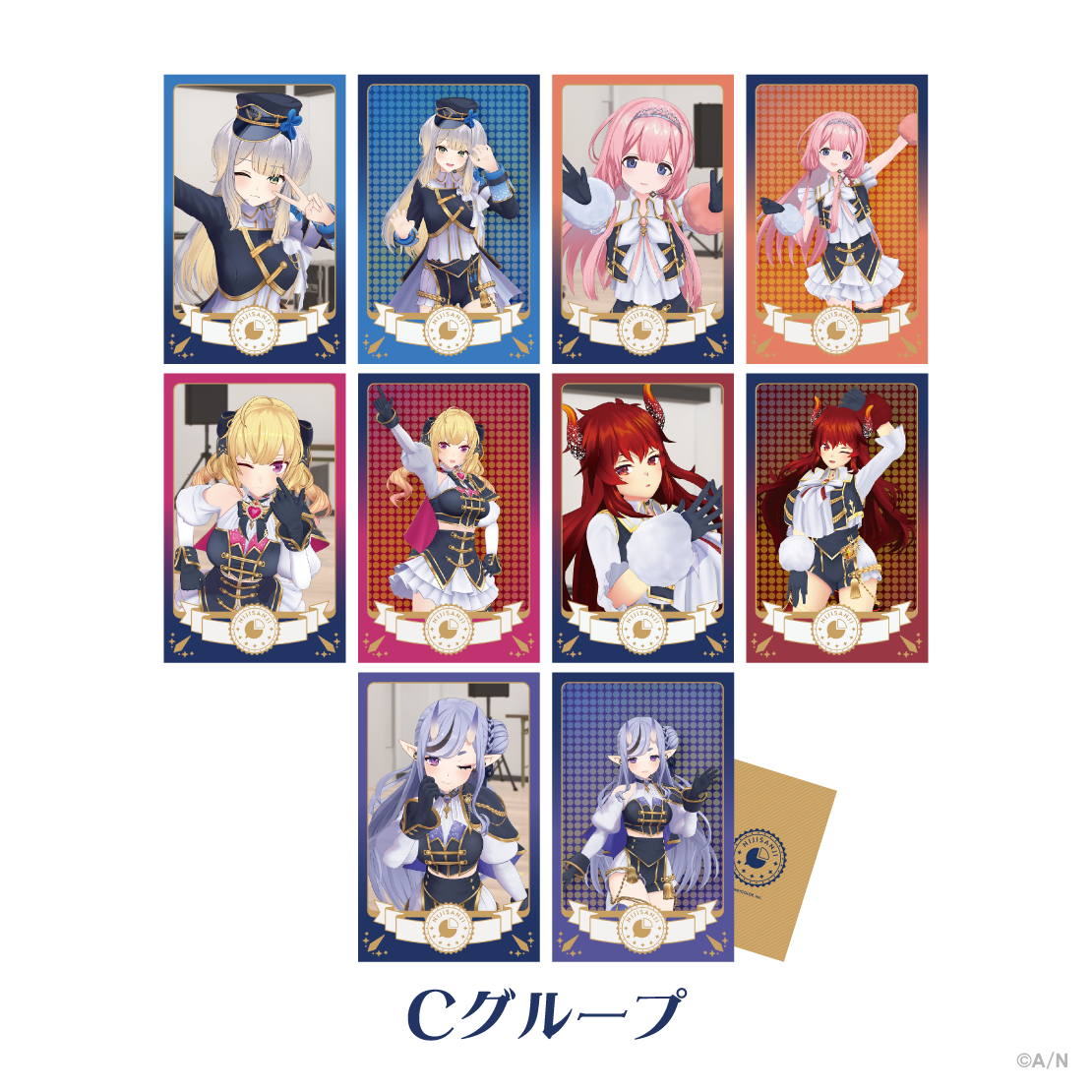 [Pre-order] Nijisanji 【共通衣装3Dグッズ vol.4】Random card (Group C)