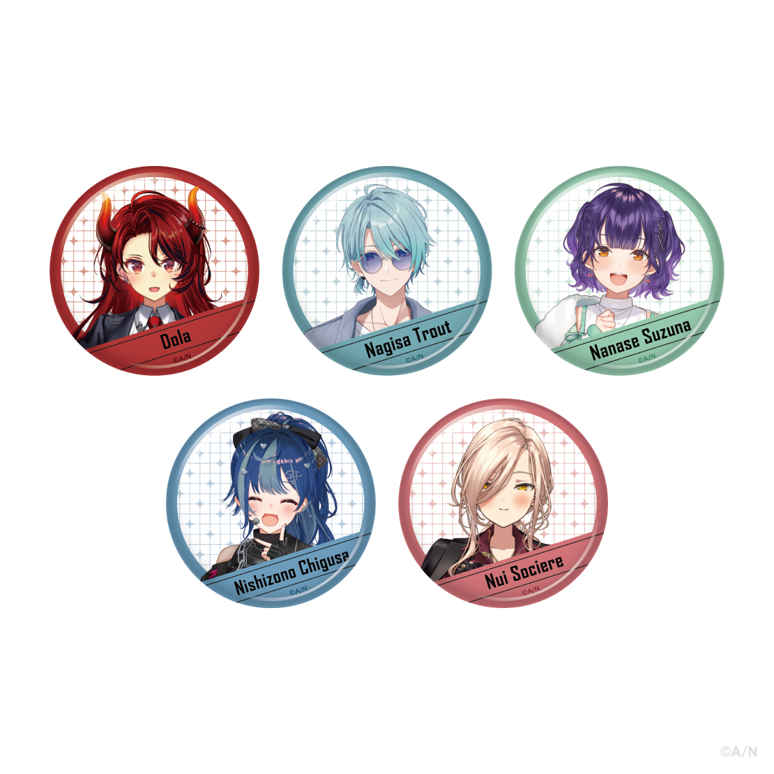 [預訂] Nijisanji 【Another Style Goods vol.1】缶バッジ (徽章) [NIJISANJI Official Store 6th Anniversary]