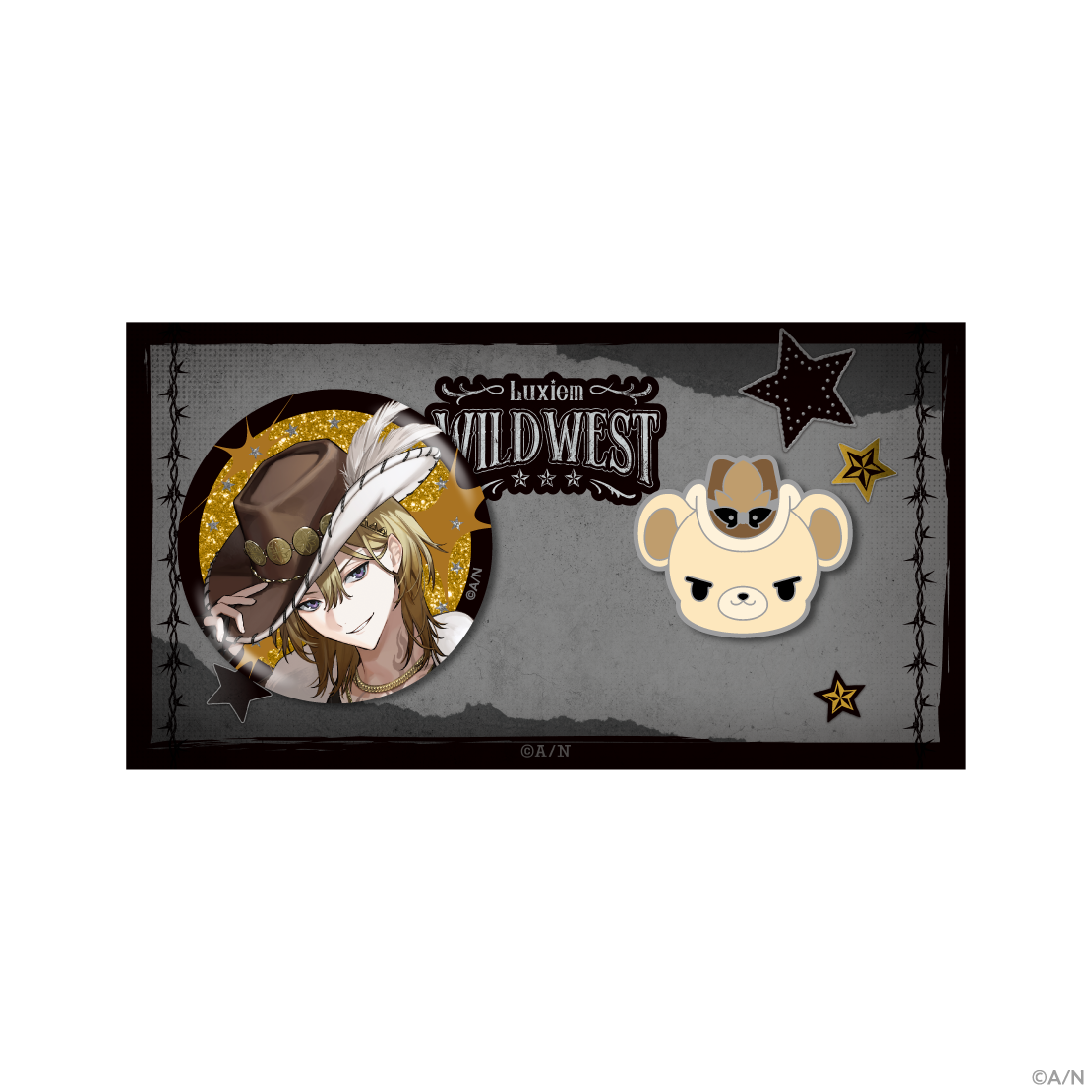 [預訂] Nijisanji 【Luxiem WILDWEST】缶バッジ＆ピンバッジセット(徽章和別針徽章套裝)
