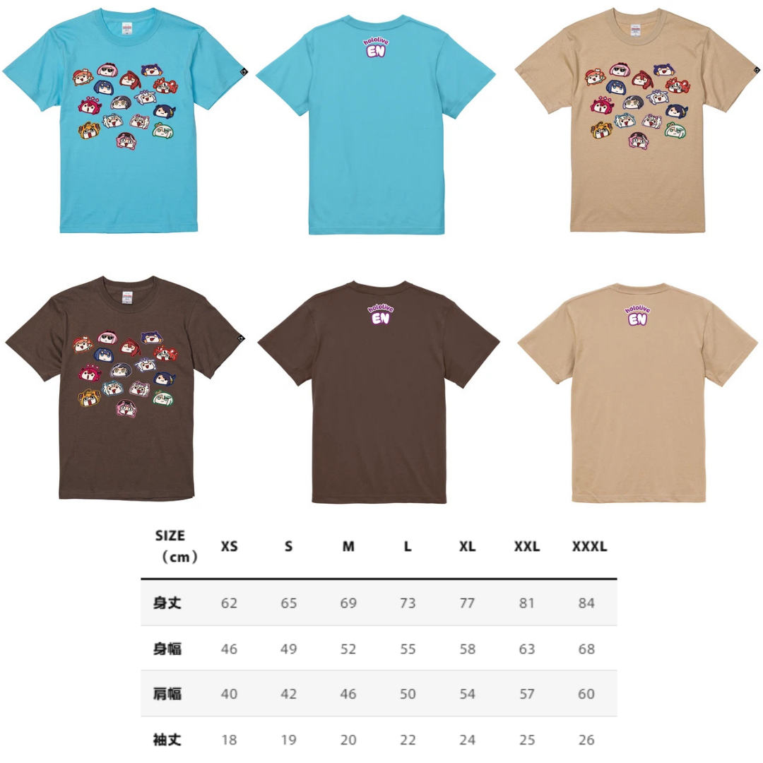 [預訂] hololive Splash T-Party! T-shirt (part7)