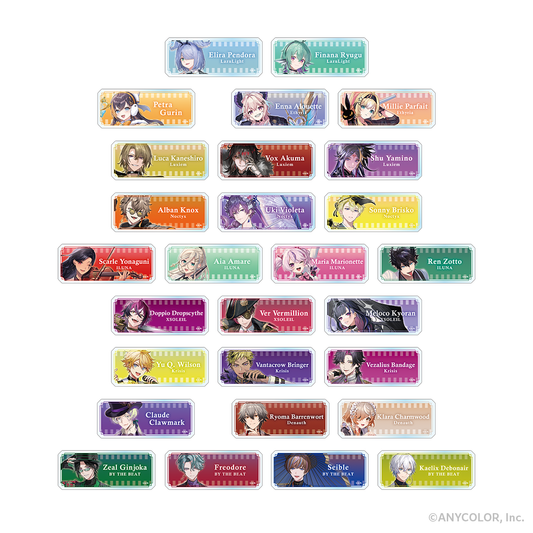 [預訂] Nijisanji 【NIJISANJI EN周年記念アイテム】アクリルバッジ(壓克力徽章)