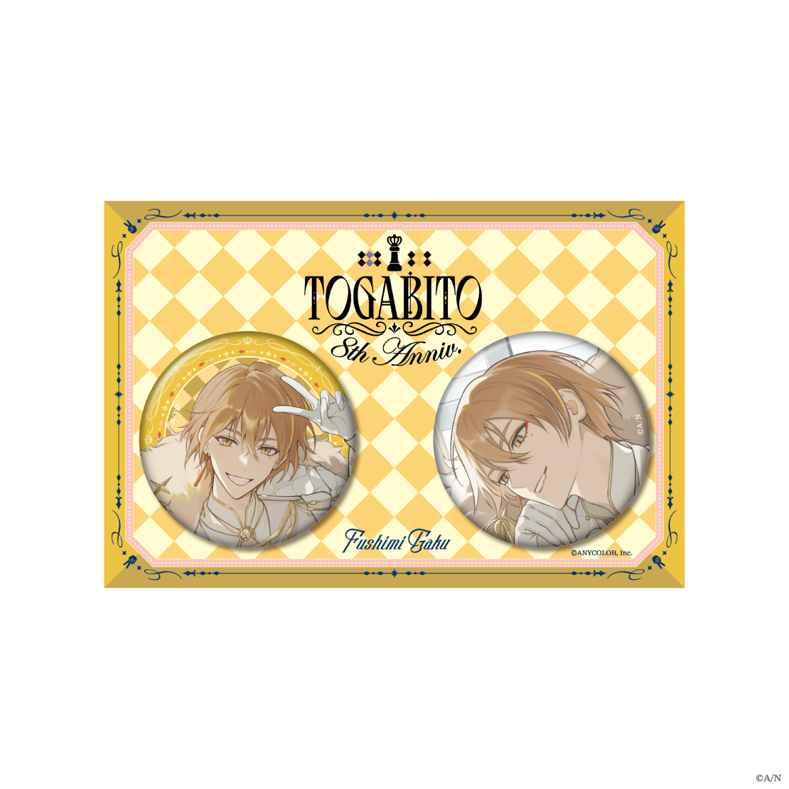 [Pre-order] Nijisanji 【TOGABITO 8th Anniv.】Badge Set