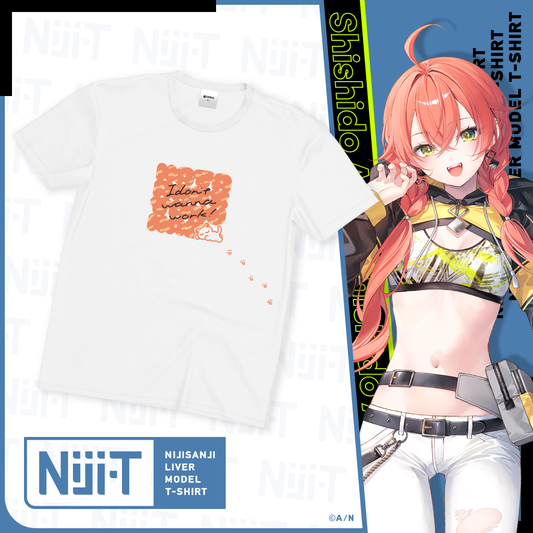 [Pre-order] Nijisanji 【12th NijiT】T-shirt 獅子堂あかり (Shishido Akari)