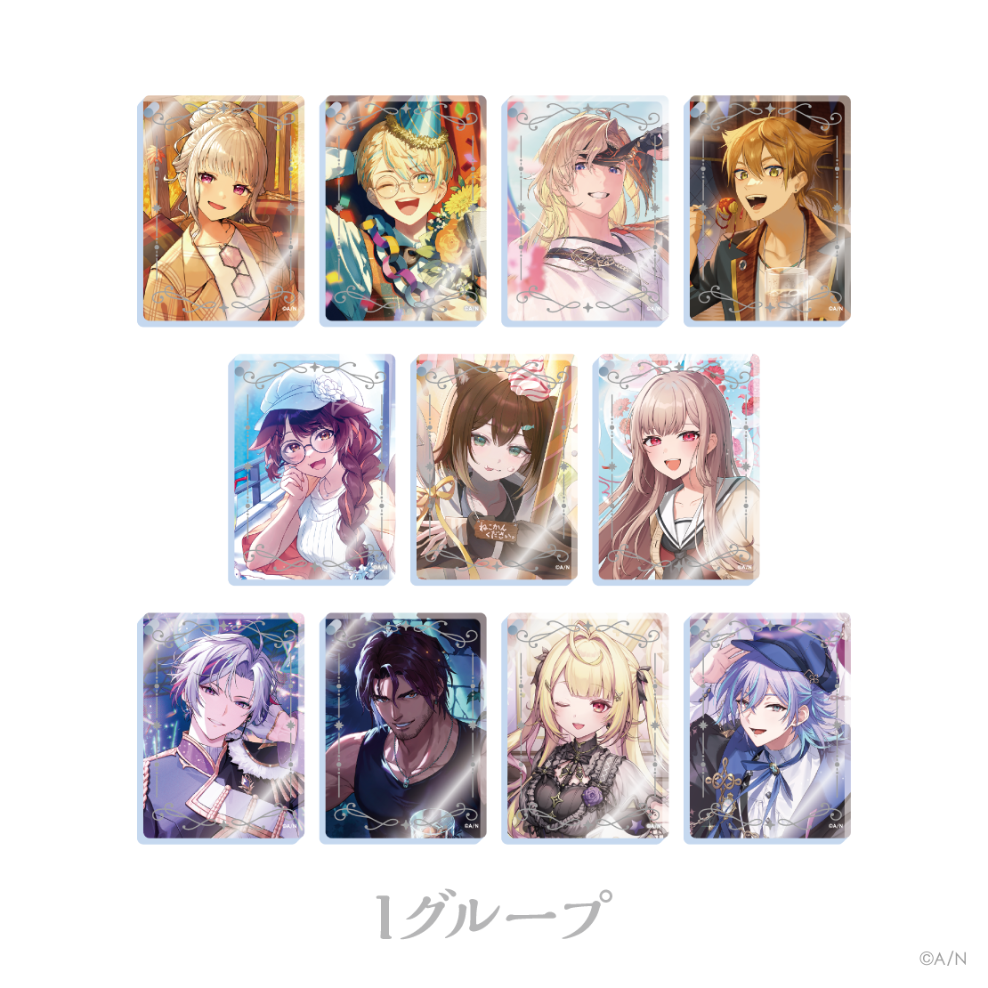 [預訂] Nijisanji 【にじさんじ ノスタルジアコレクション2026】アクリルブロックキーホルダー Iグループ(亞克力塊鑰匙扣 I組)  [NIJISANJI Official Store 6th Anniversary]