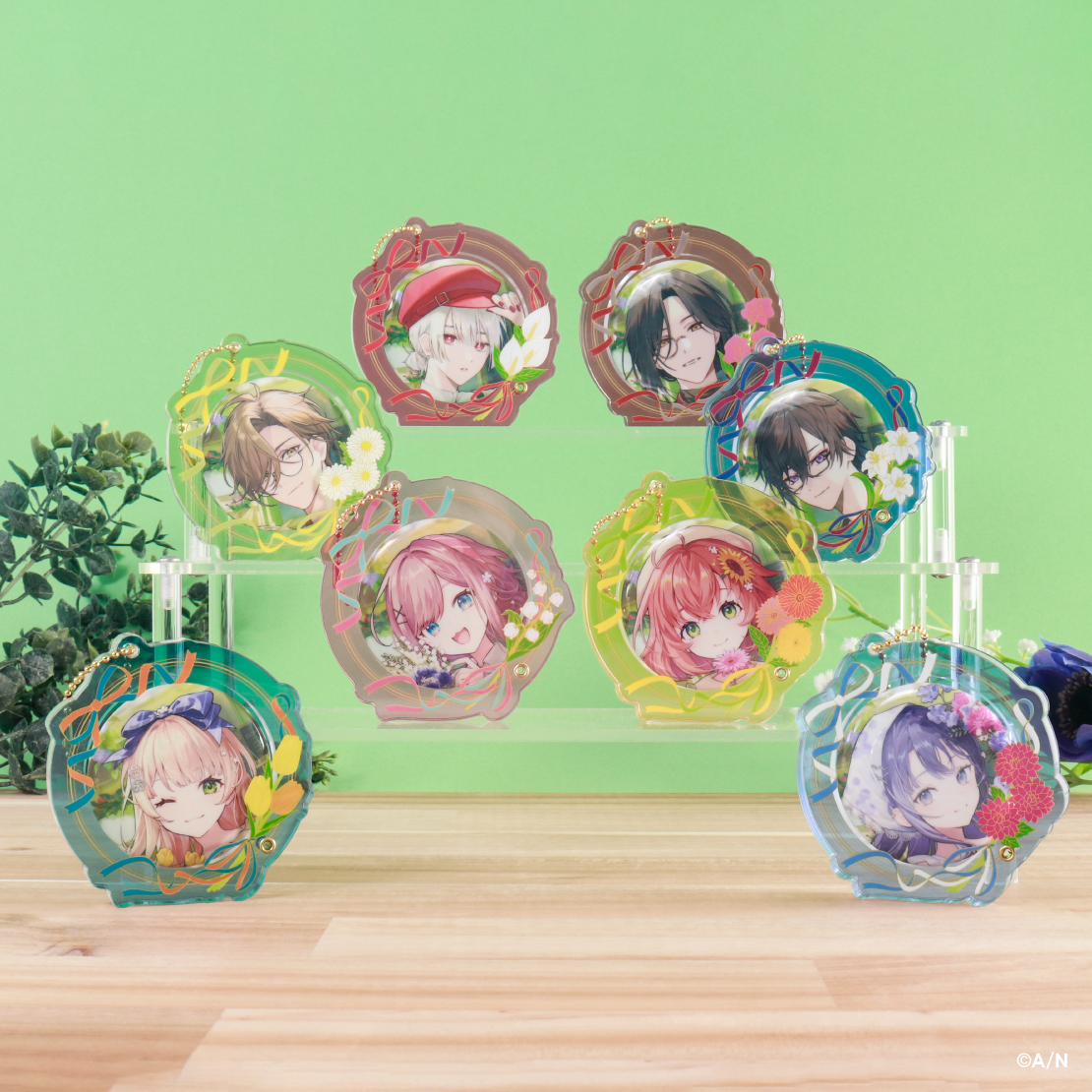 [Pre-order] Nijisanji 【My Florist】アクリルフレーム入り缶バッジ (Acrylic Framed Badge)