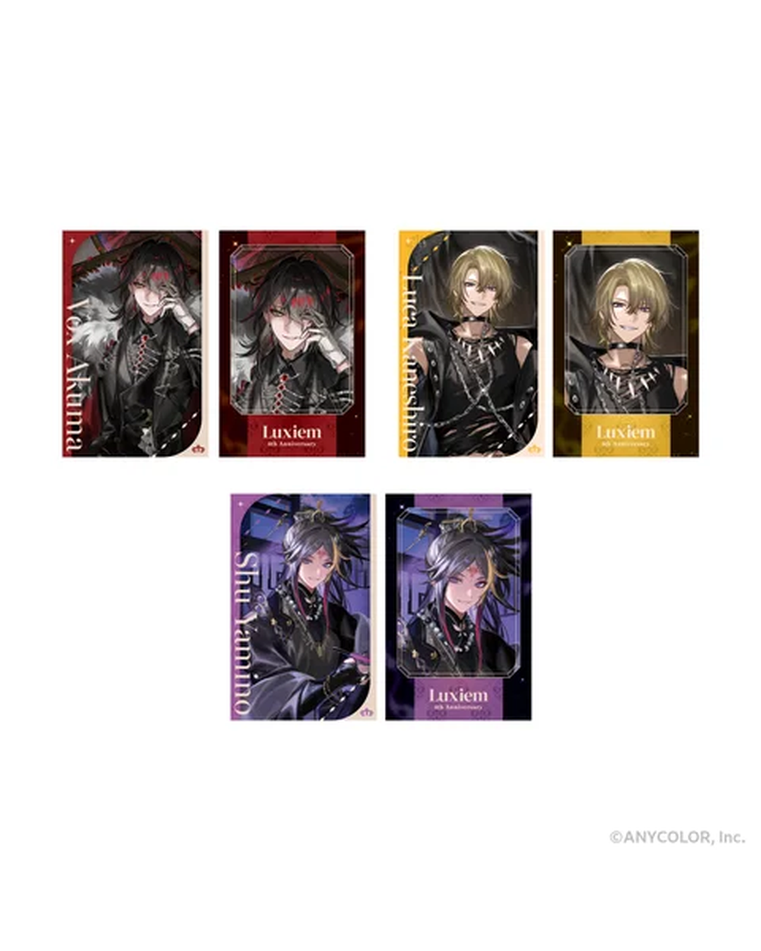「預訂」Nijisanji  [Luxiem 4th Anniversary] 周邊