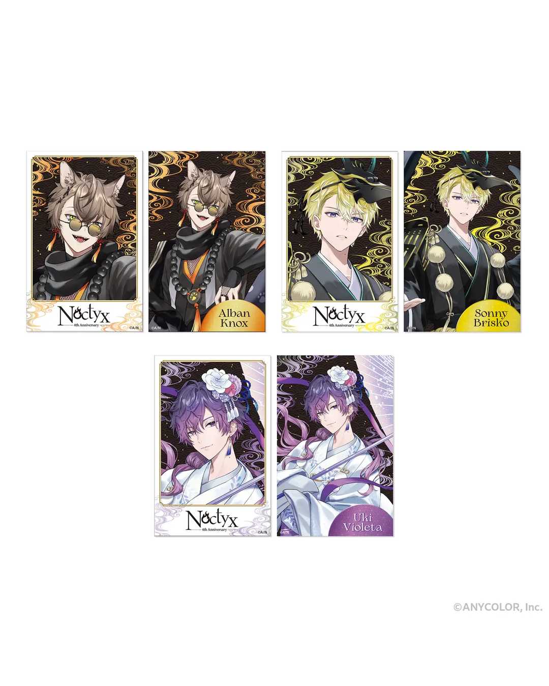 「預訂」Nijisanji【Noctyx 4th Anniversary】周邊商品