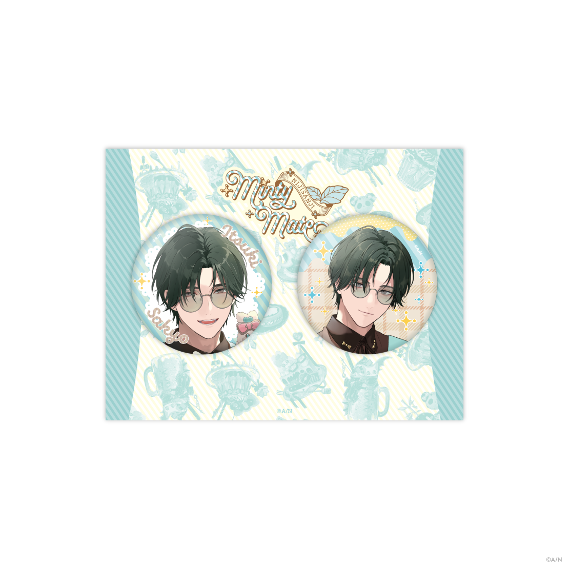 [預訂] Nijisanji 【Minty Mate】缶バッジ セット(徽章set)