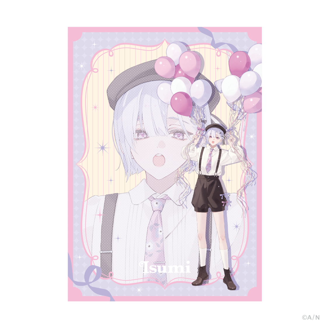 [預訂] Nijisanji 【ふわふわバルーン】アートボード(A4藝術板)