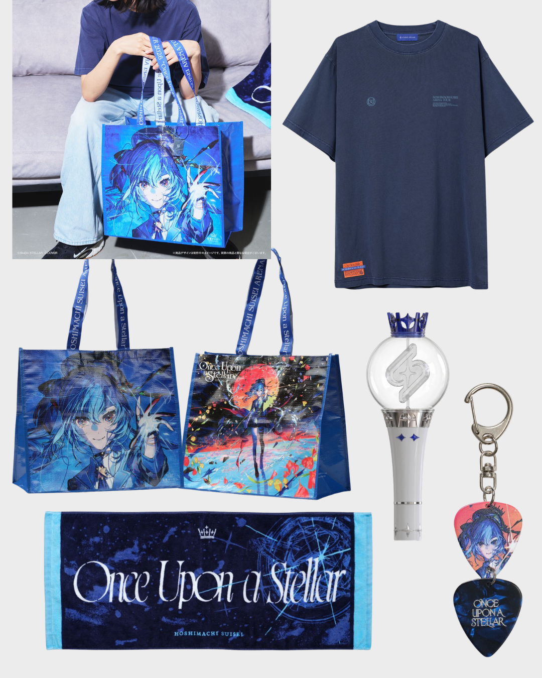 「預訂」hololive 星街すいせい(Hoshimachi Suisei) 『Once Upon a Stellar』演唱會周邊