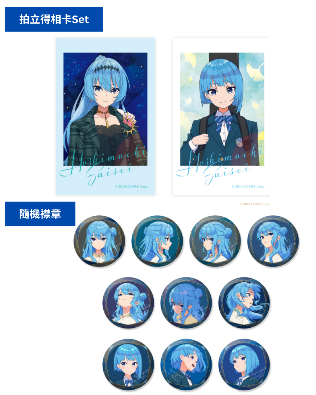 「現貨」[現地場販]  星街すいせい(Hoshimachi Suisei)   單獨展覧會「SUISEI ARCHIVES」周邊