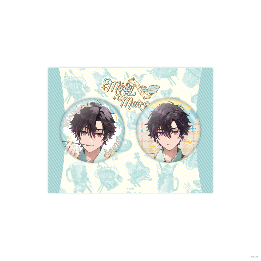 [預訂] Nijisanji 【Minty Mate】缶バッジ セット(徽章set)