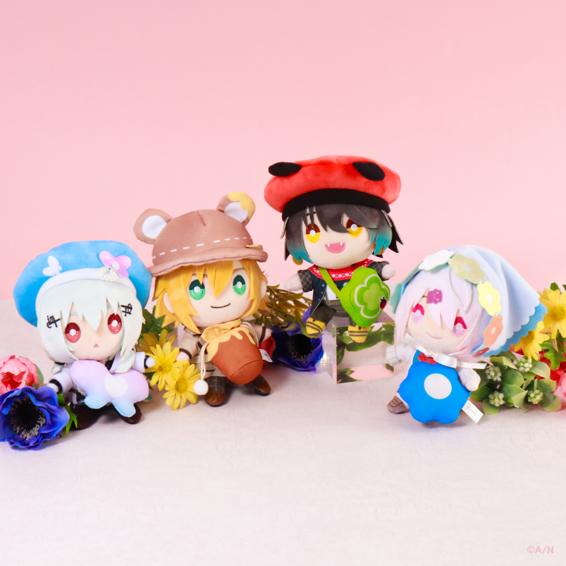 [預訂] Nijisanji 【Blooming!】にじぬい帽子＆鞄 (娃帽+配件)【にじいろクローゼット】