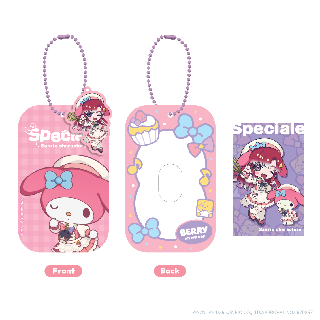 [Pre-order] Nijisanji 【Speciale×サンリオキャラクターズ】アクリルパスケース(Acrylic ID Case)