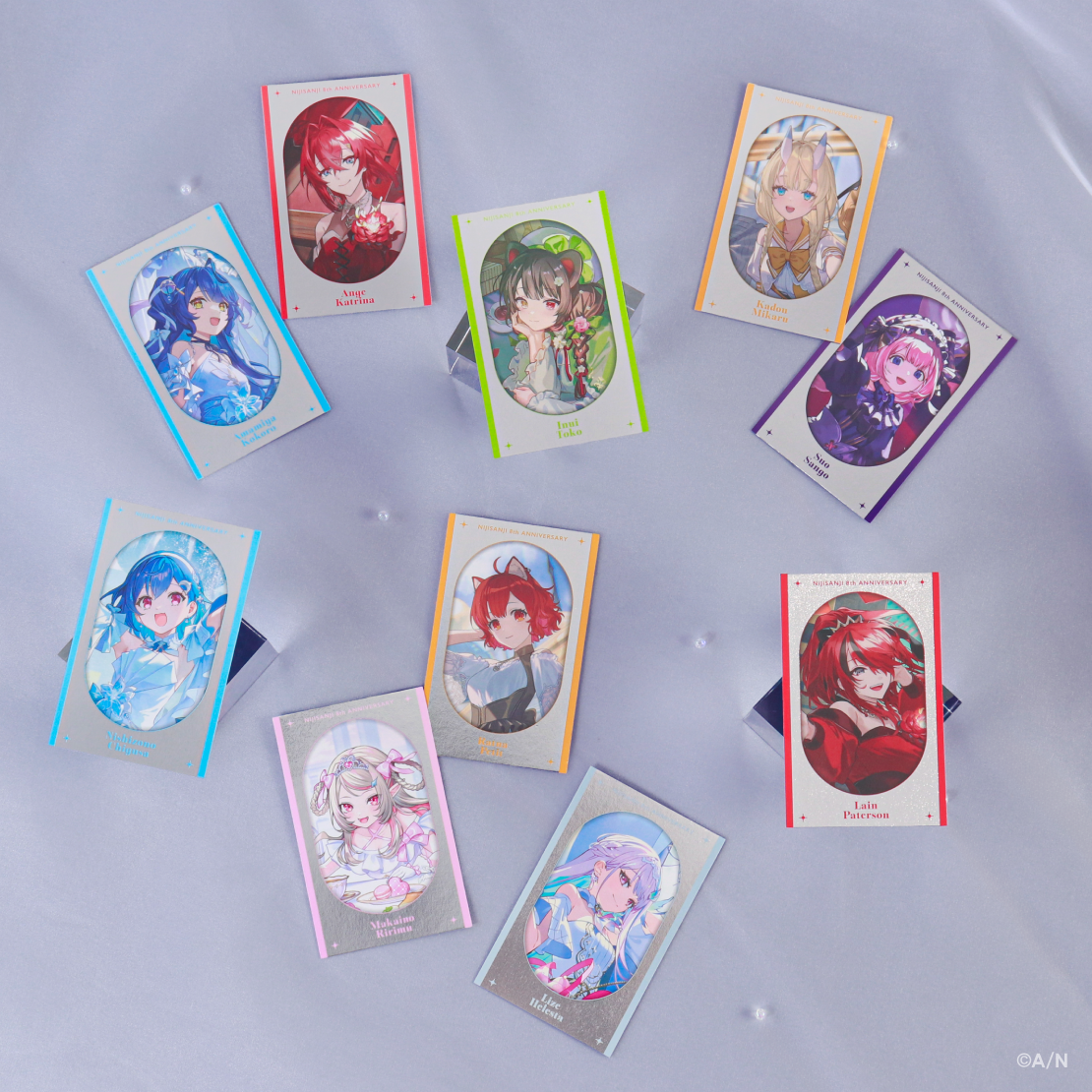[預訂] Nijisanji 【にじさんじ 8th】ランダムメタルカード Cグループ(隨機金屬卡 C組) [NIJISANJI Official Store 6th Anniversary]
