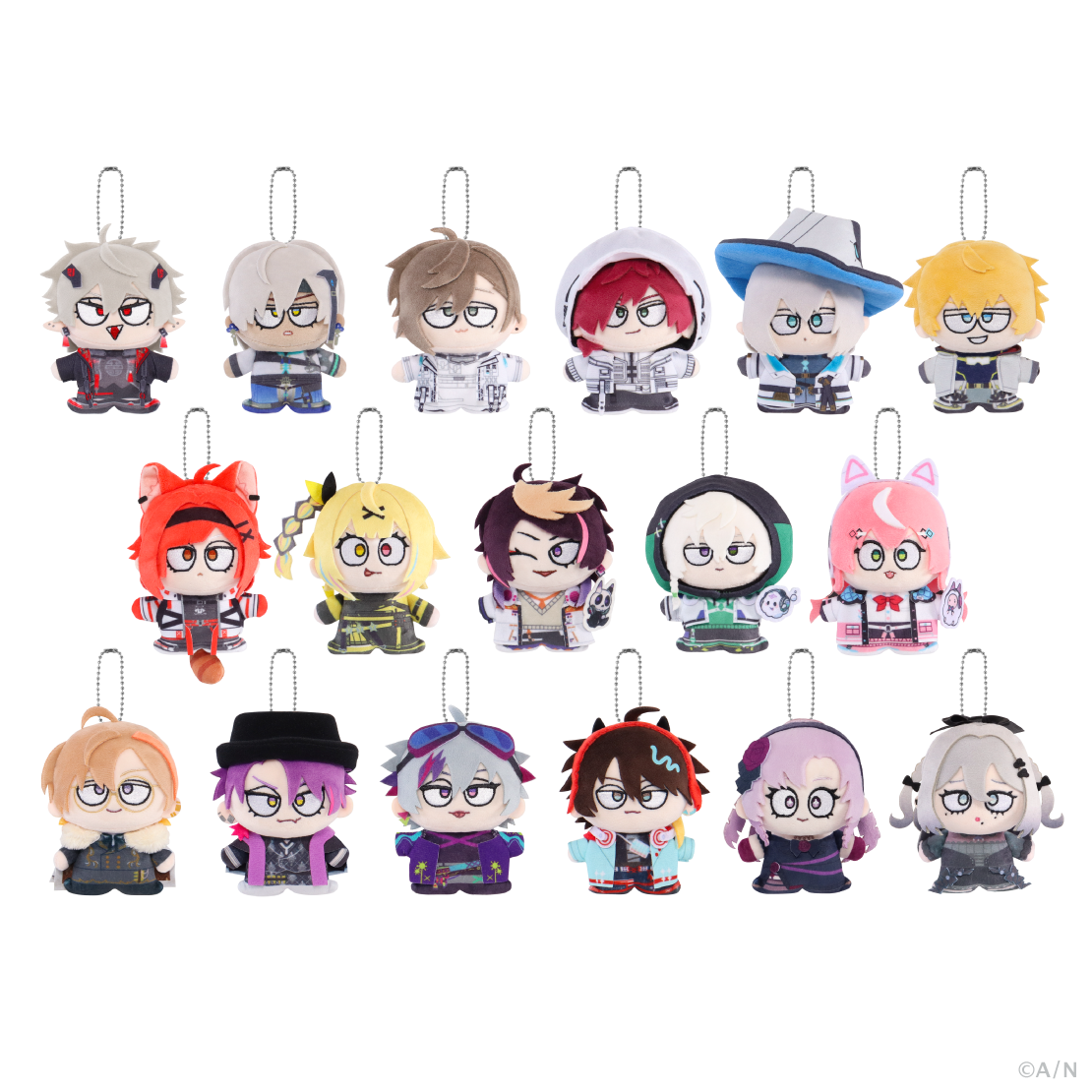 [Pre-order] Nijisanji 【Nijisanji ぬいもーど】マスコットチャーム (Plush keychain)
