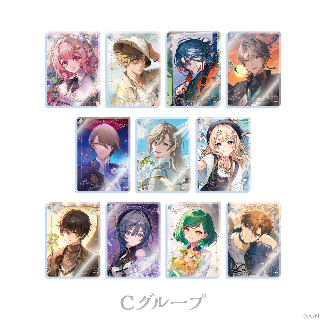[預訂] Nijisanji 【にじさんじ ノスタルジアコレクション2026】アクリルブロックキーホルダー Cグループ(亞克力塊鑰匙扣 C組)  [NIJISANJI Official Store 6th Anniversary]