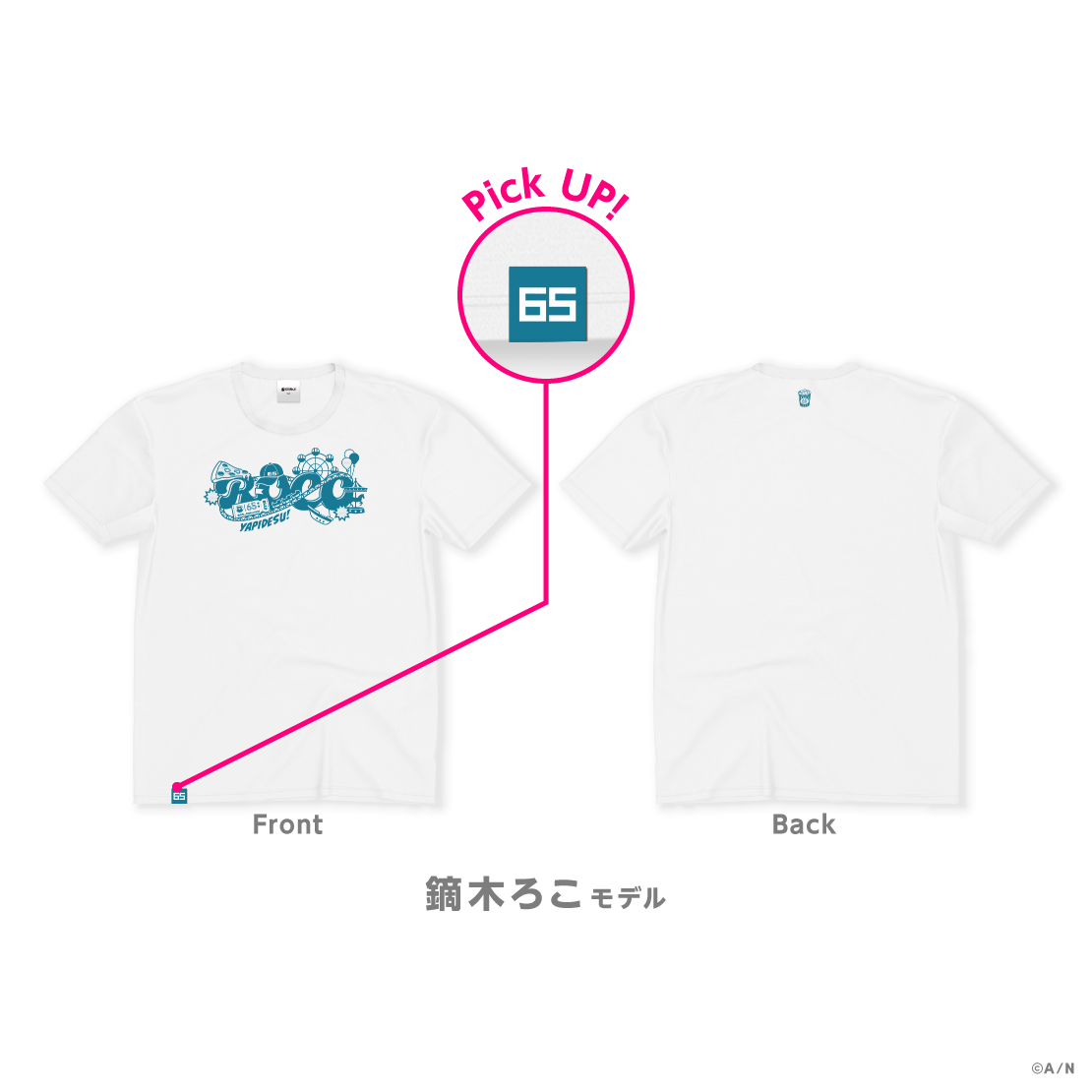 [Pre-order] Nijisanji 【12th NijiT】T-shirt 鏑木ろこ (Kaburaki Roco)
