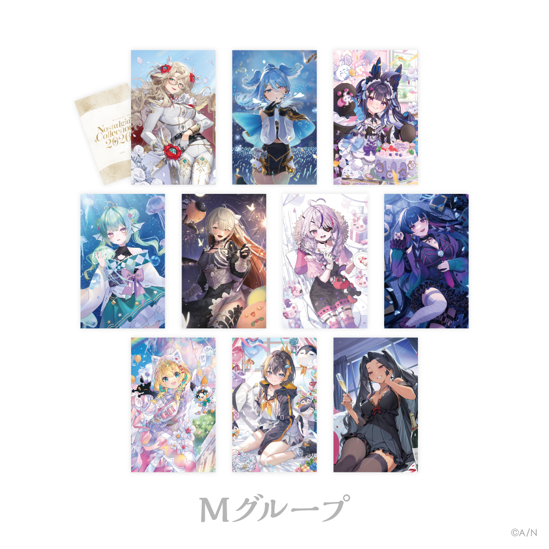 [預訂] Nijisanji 【にじさんじ ノスタルジアコレクション2026】ランダムコレクションカード Mグループ(隨機收藏卡 M組)  [NIJISANJI Official Store 6th Anniversary]