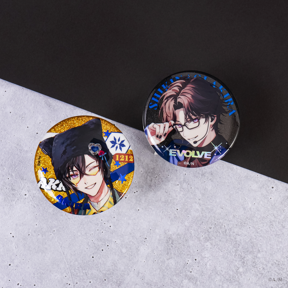 [Pre-order] Nijisanji 【VOLTACTION 2nd LIVE】ランダムキラキラ缶バッジ (Random Badge)