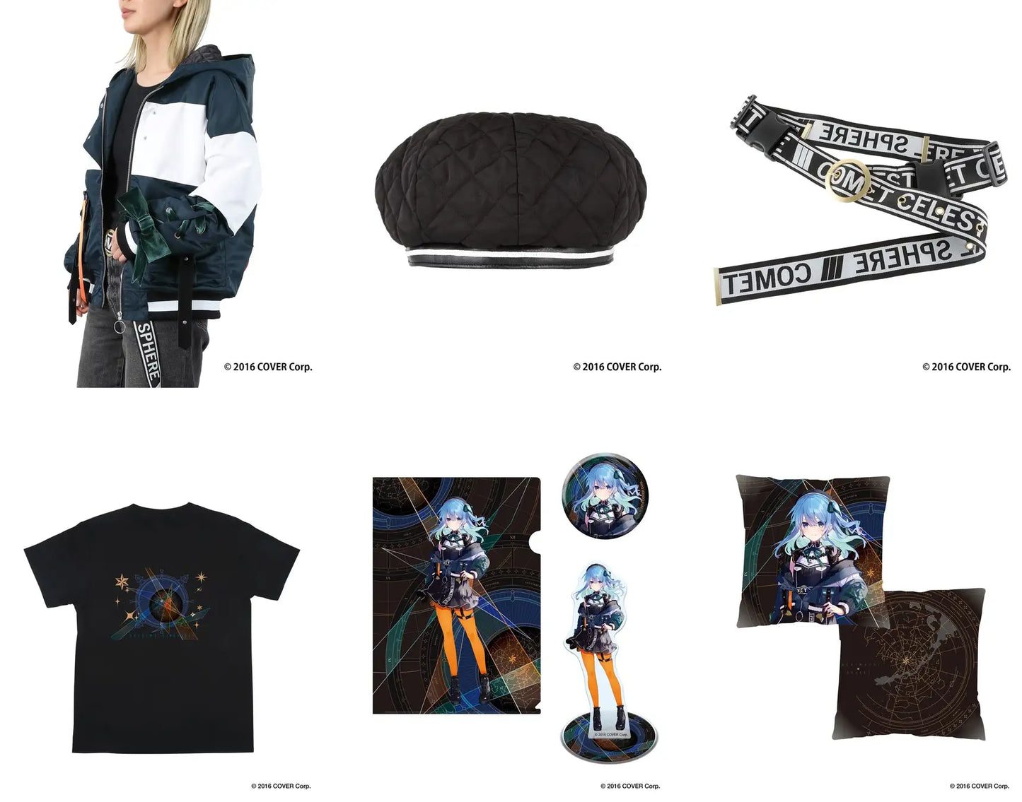 「現貨」Hololive 星街すいせい x ZOZOTOWN 周邊SET(File+立牌+襟章)