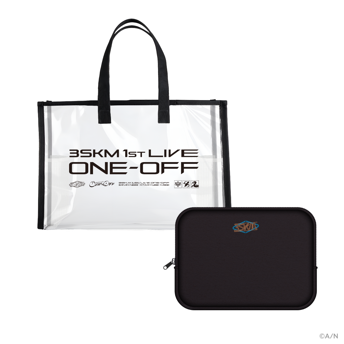 [Pre-order] Nijisanji 【3SKM 1st LIVE “One-Off”】クリアトートバッグ(Transparent Tote Bag)