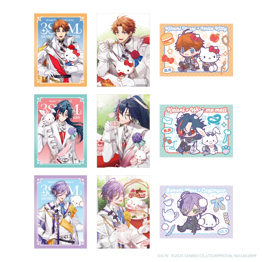 [Pre-order] Nijisanji 【3SKM×サンリオキャラクターズ】Random Instax Photo Card
