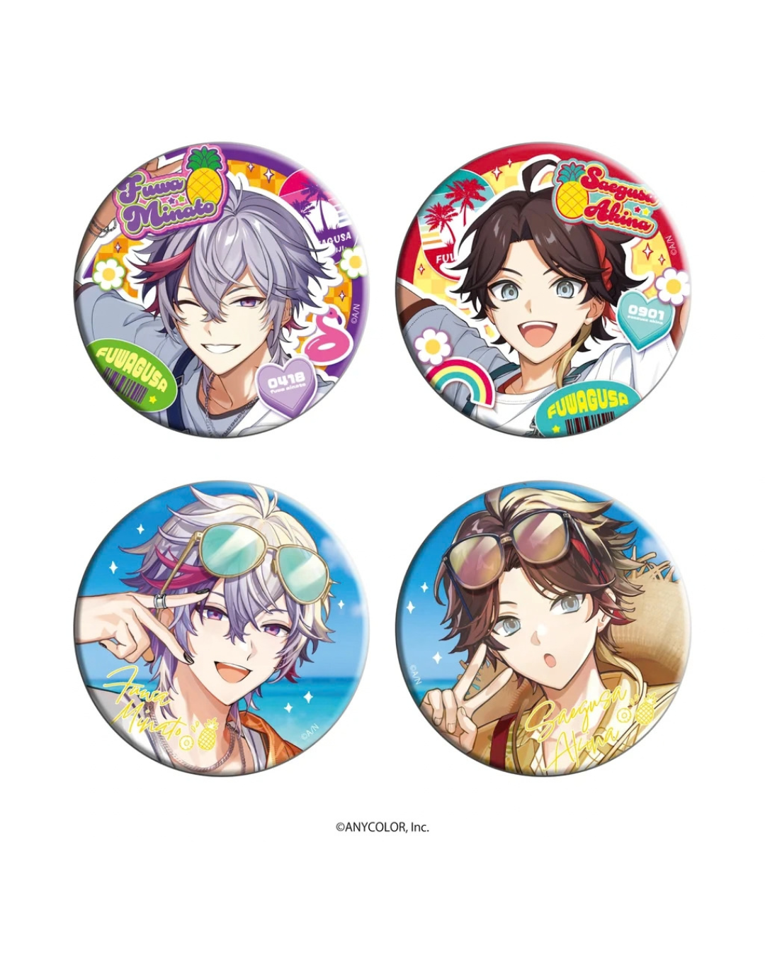 [pre-order]  NIJISANJI 不破湊&三枝明那「ふわぐさ×ナゴパイナップルパーク」Goods