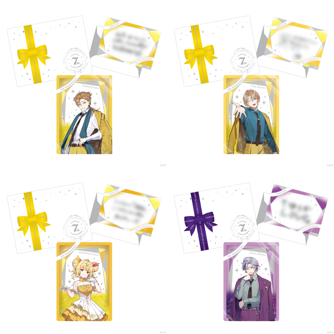 [pre-order] Nijisanji 【Nijisanji 7th Anniversary】part3 - Half-width Tapestry /Mini gift set /Mirror acrylic board