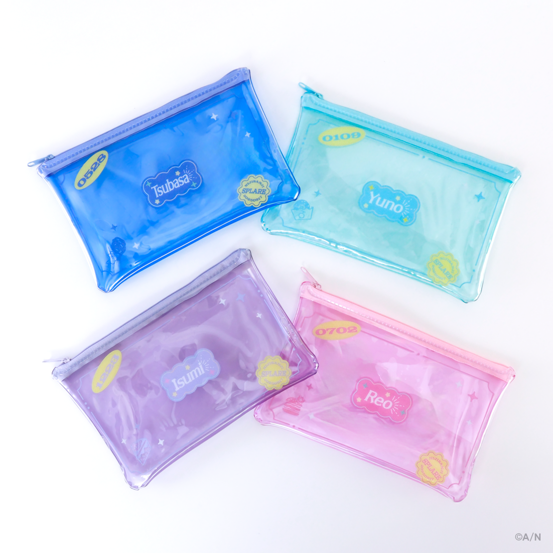 [Pre-order] Nijisanji 【ぽっぴん！すぷれあ】Zipper Pouch