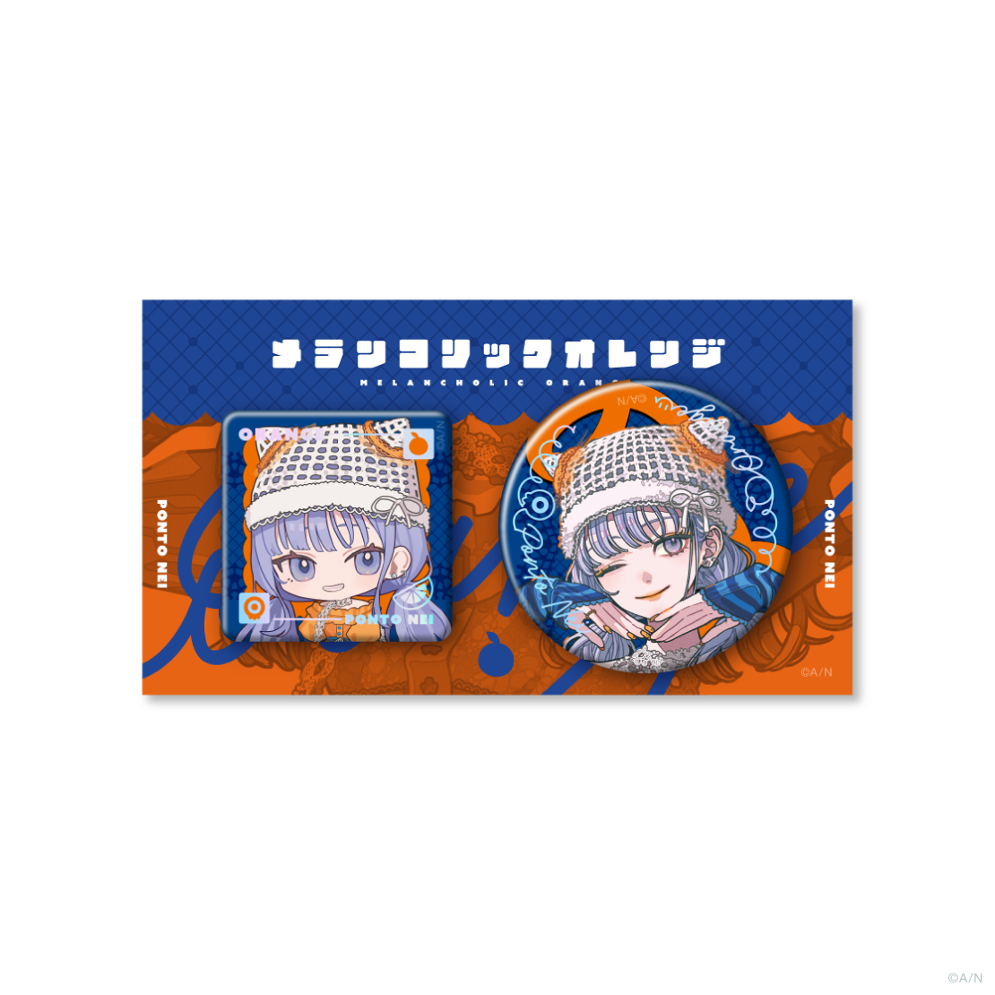 [預訂] Nijisanji 【メランコリックオレンジ】缶バッジ セット(徽章set)