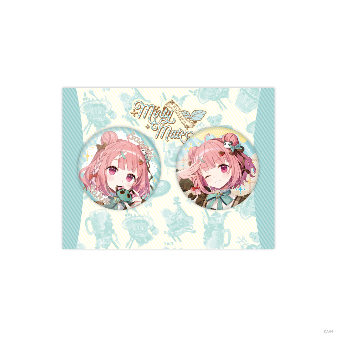 [預訂] Nijisanji 【Minty Mate】缶バッジ セット(徽章set)