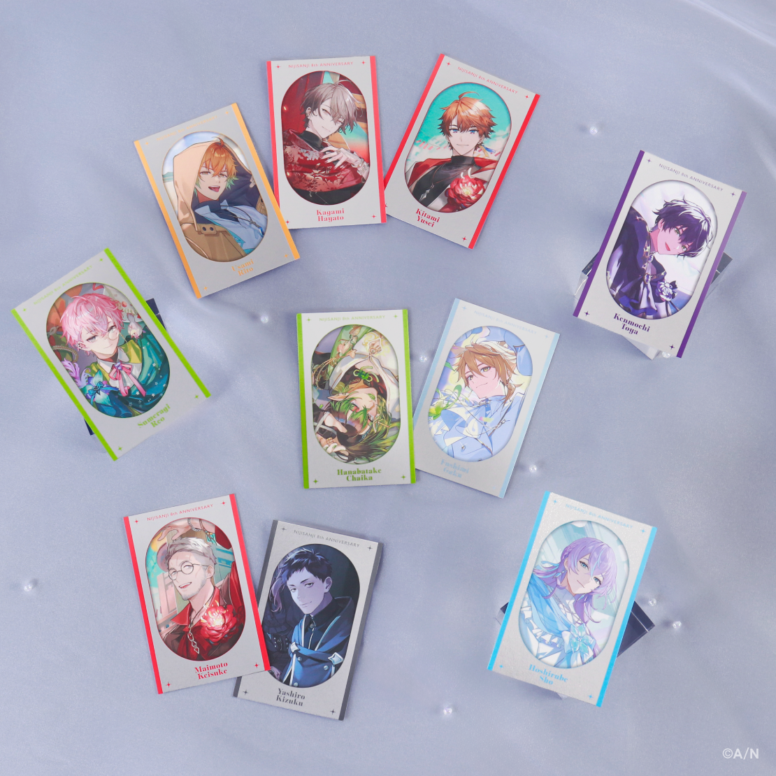 [預訂] Nijisanji 【にじさんじ 8th】ランダムメタルカード Bグループ(隨機金屬卡 B組) [NIJISANJI Official Store 6th Anniversary]