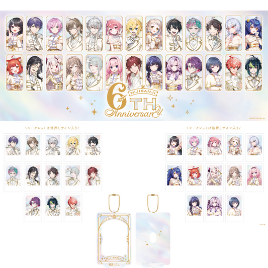  [In-stock]  Nijisanji [NIJISANJI 6th Anniversary Commemorative Merchandise] Goods -  Random Polaroid Photo Card/Card Holder