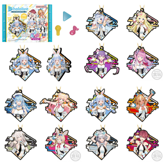 [In-stock] Hololive ラバマスARTグミ  (Random Rubber KeyChain + gummy candy)