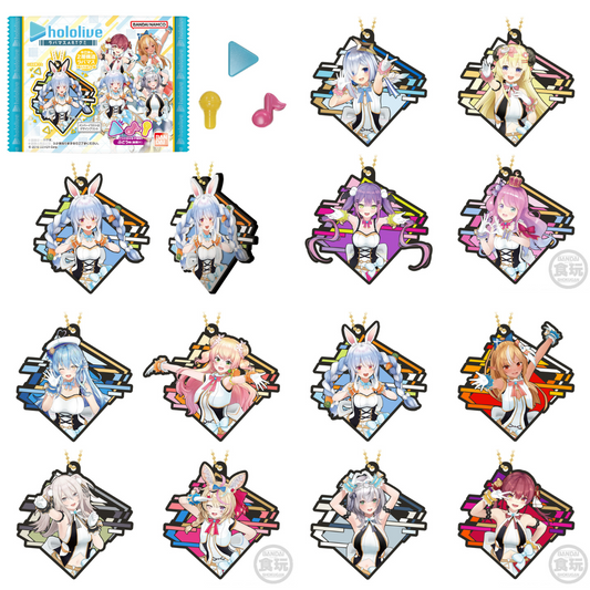 [pre-order]  Hololive ラバマスARTグミ 1 box 12 packs (Random Rubber KeyChain + gummy candy)