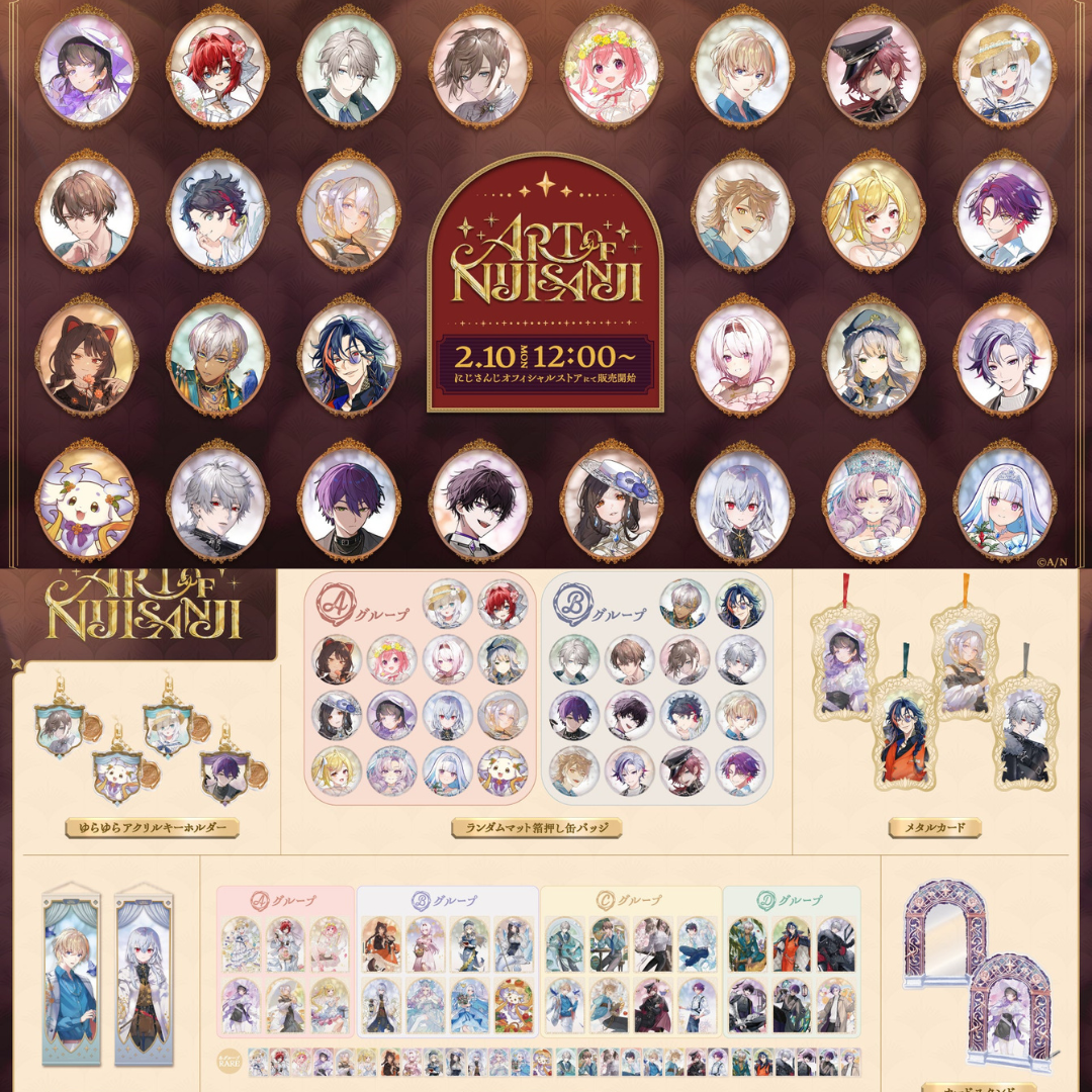[In-stock] Nijisanji 【ART OF NIJISANJI 】mini card C