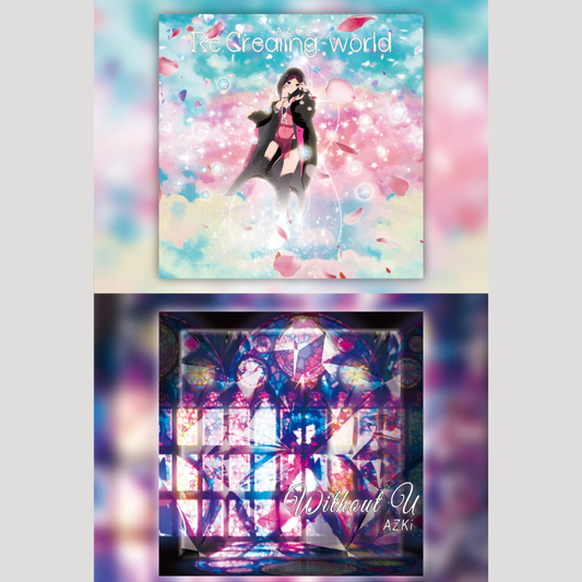 「預訂」hololive AZKi CD復刻 1st Album 『without U』 ＆ 2nd Album 『Re:Creating world』