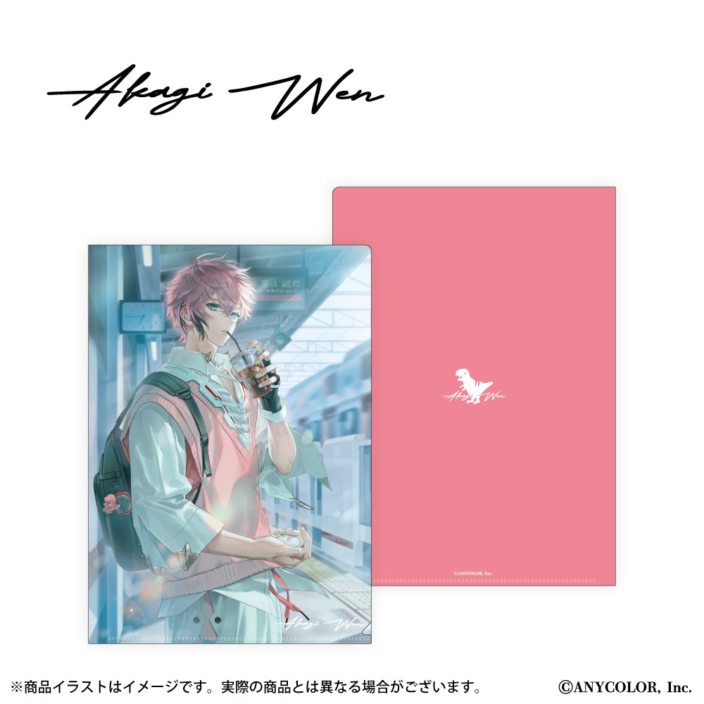 [In-stock] Nijisanji 赤城ウェン(Akagi Wen) x ONKYO DIRECT - A4 File
