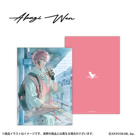 [In-stock] Nijisanji 赤城ウェン(Akagi Wen) x ONKYO DIRECT - A4 File
