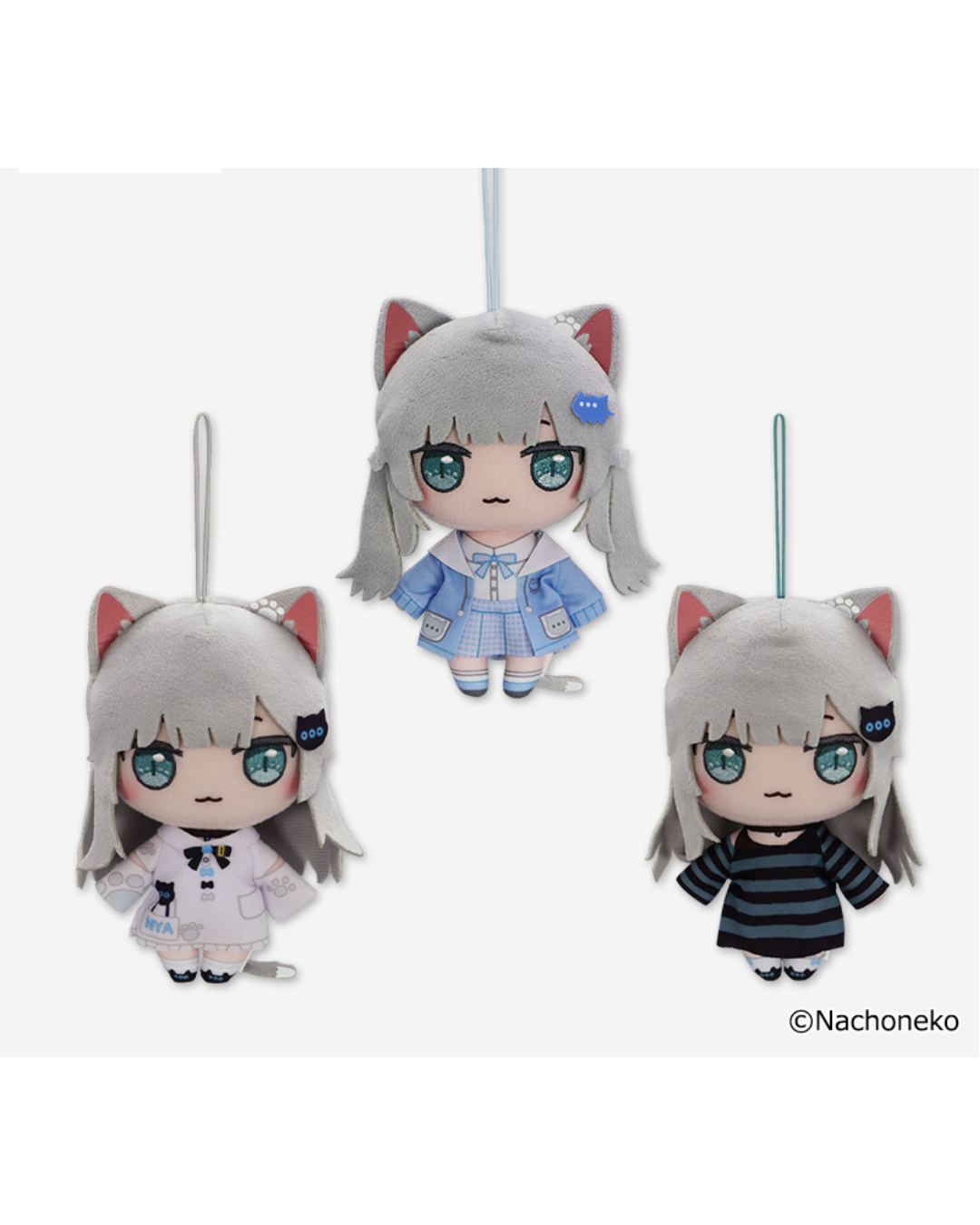[pre-order] Vtuber NACHONEKO Plushie KeyChain 