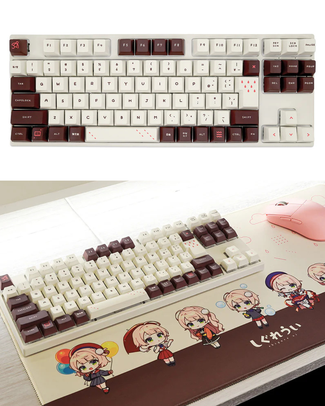 「預訂」しぐれうい (時雨羽衣) x ふもコレ(Fumo Collection) - Keyboard 周邊